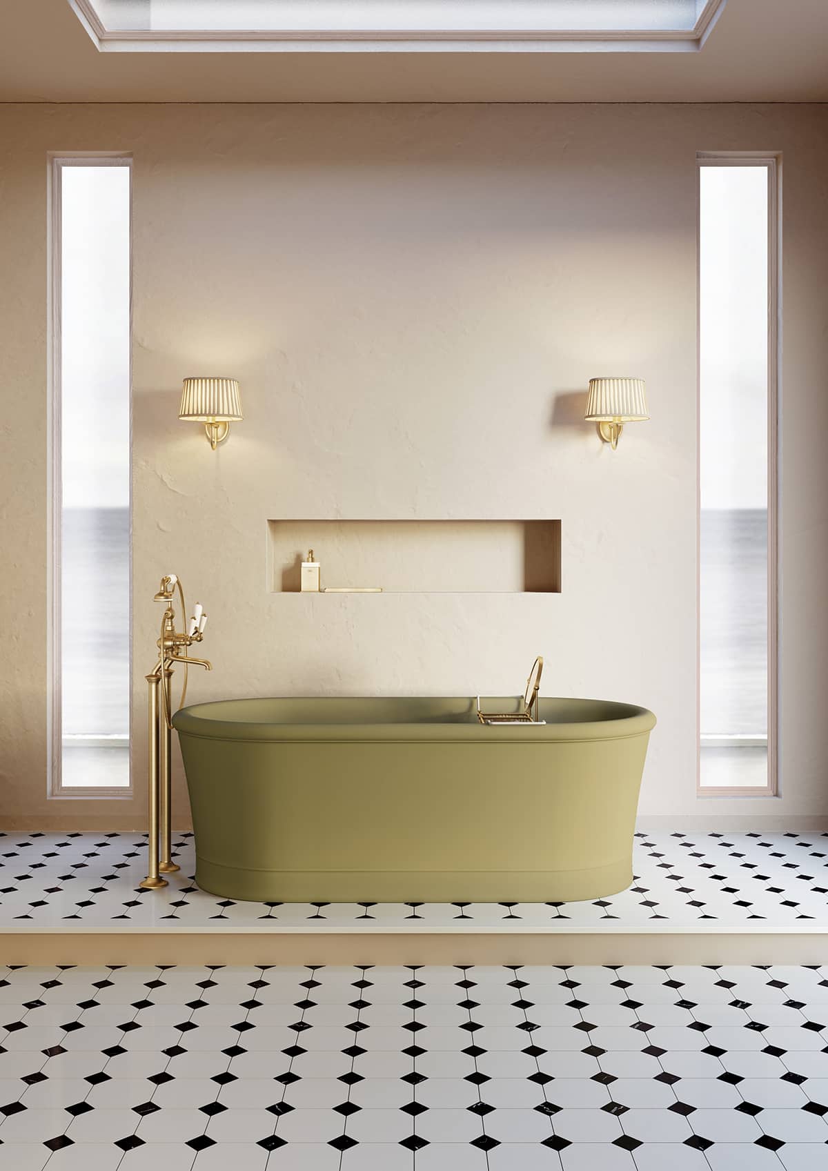 From minimalist to monumental: eye-catchers in the bathroom 6