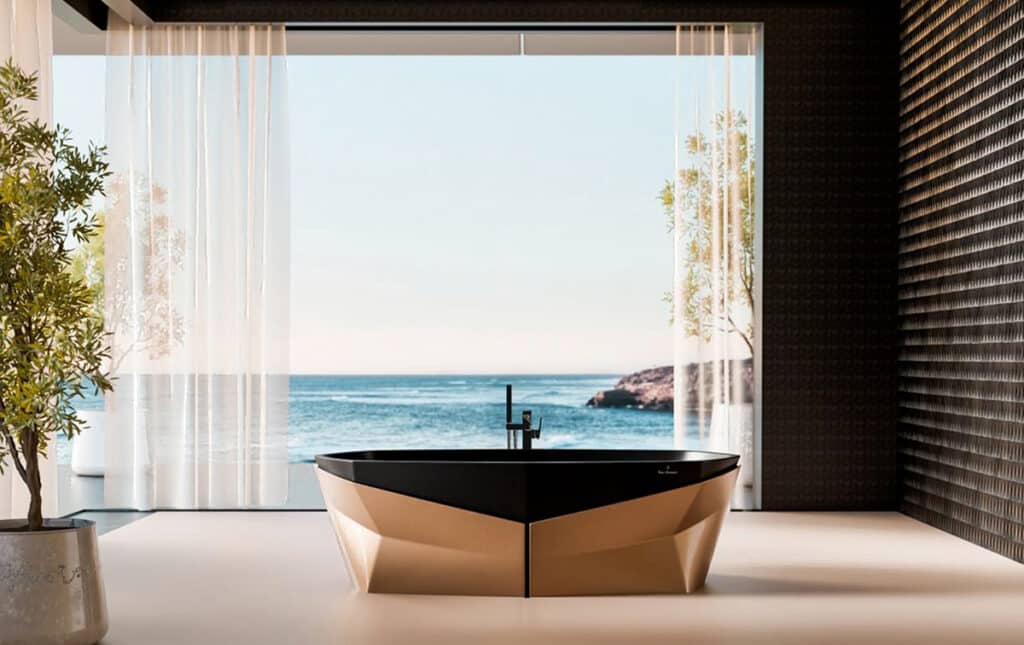 From minimalist to monumental: eye-catchers in the bathroom 8