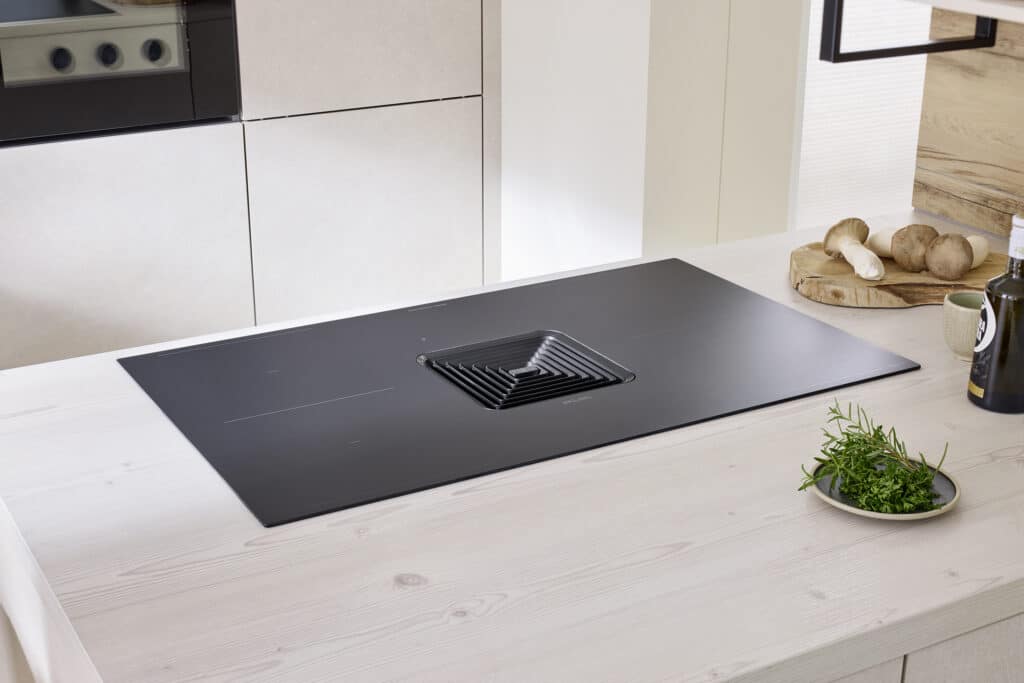 Downline-modellen in elegant matzwart: berbel combineert hoogwaardige esthetiek met functionele meerwaarde. 1