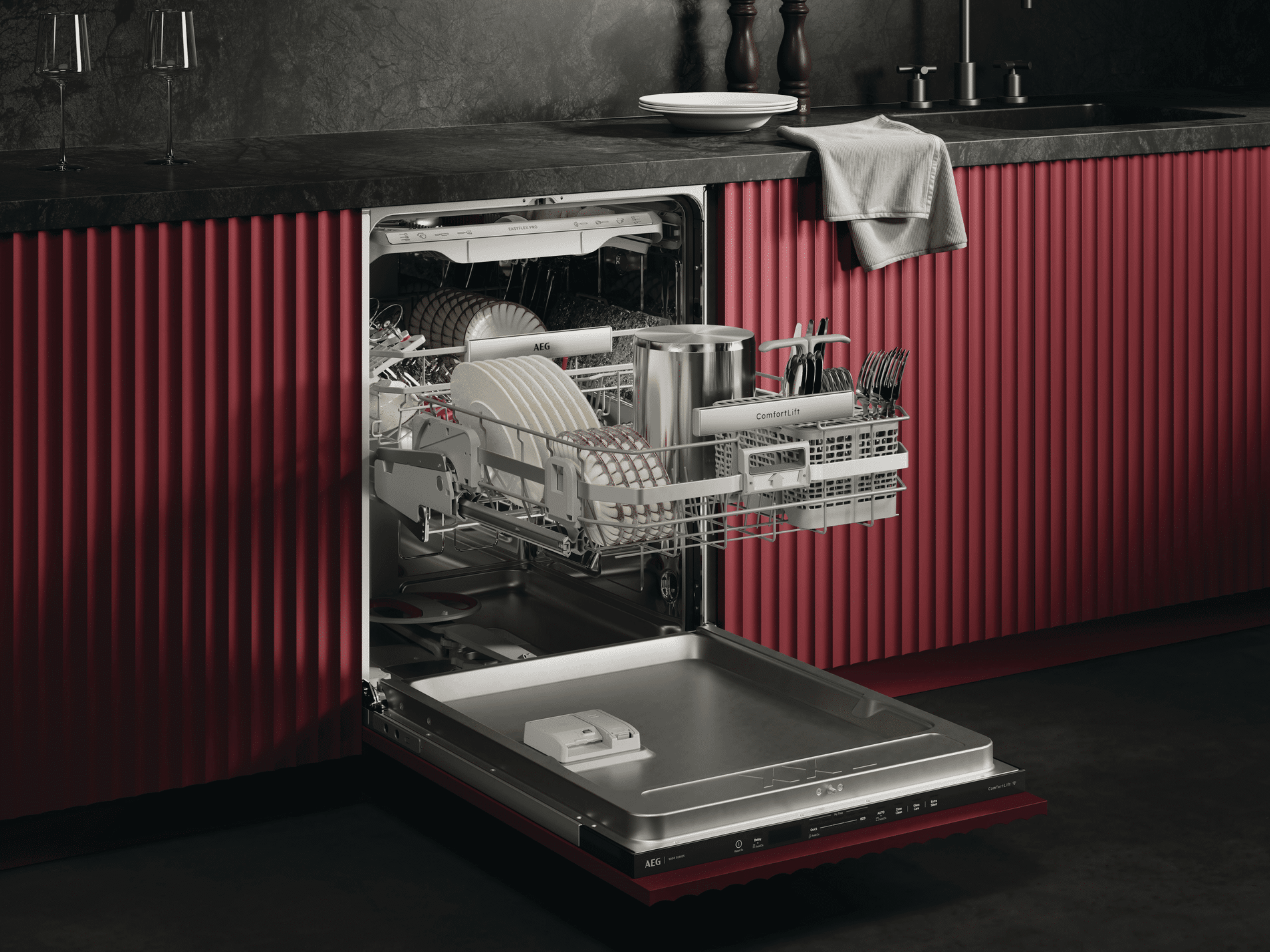 Met AEG is de afwasmachine stiller, zuiniger én slimmer 1