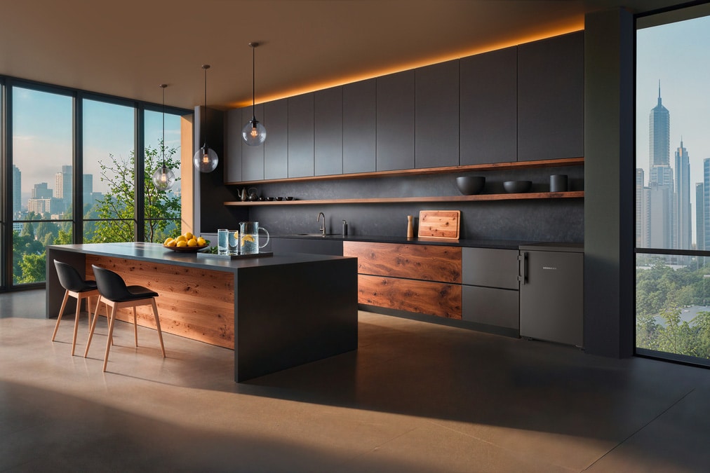Liebherr zet in op tijdloos design met DarkGrey 1