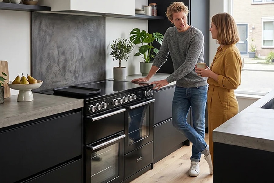Modern Brits fornuis vernieuwd voor de designkeuken 2
